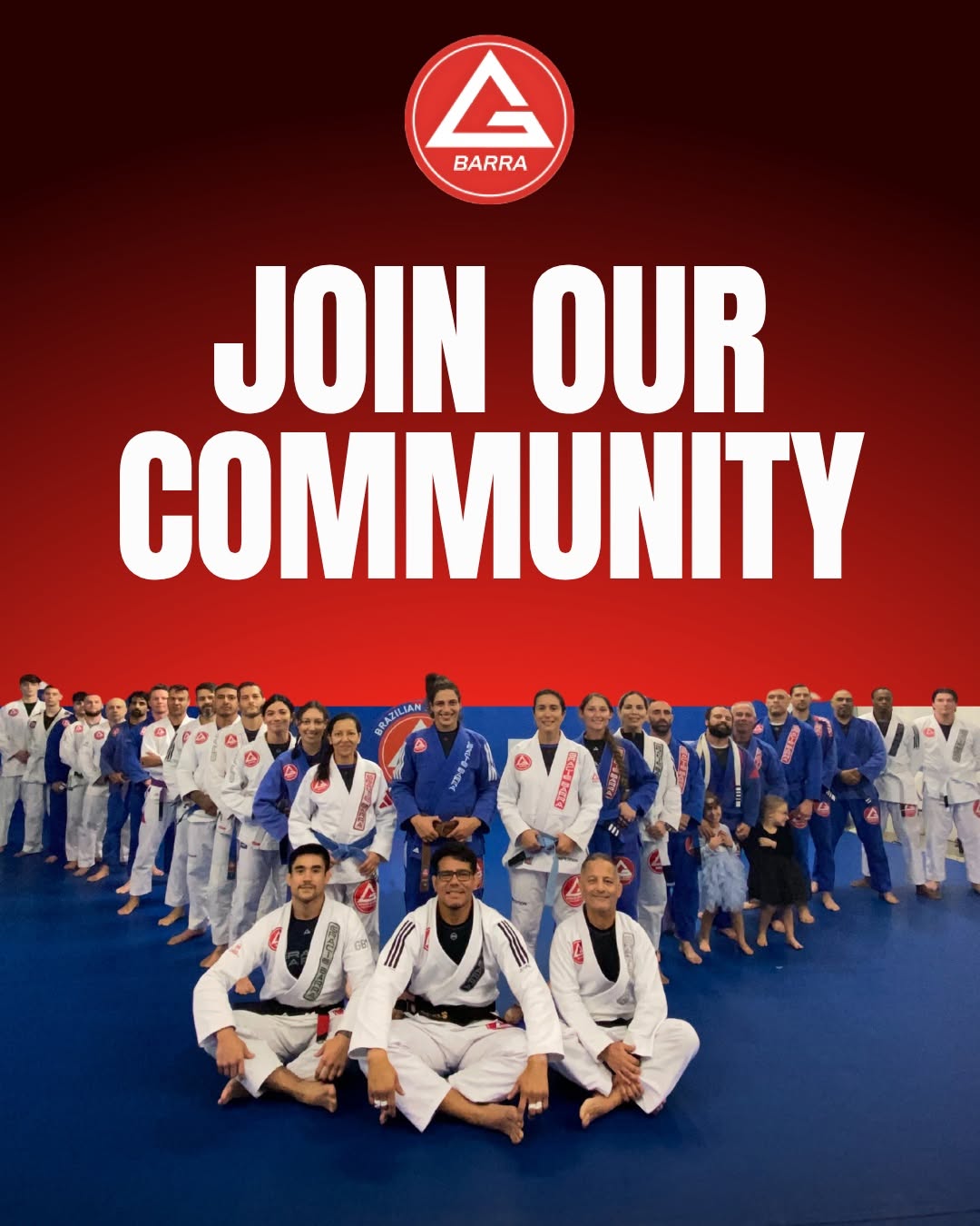 Gracie Barra Boca Raton community training together