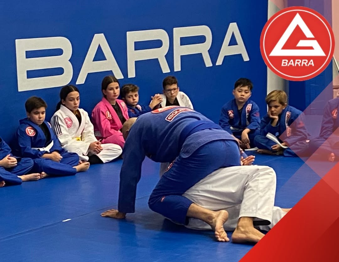 Kids training Brazilian Jiu-Jitsu at Gracie Barra Boca Raton